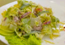 Салат с ветчиной и пекинской капустой